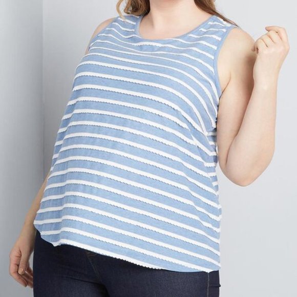 Playfully Functioning Knit Tank Top - Picture 1 of 5